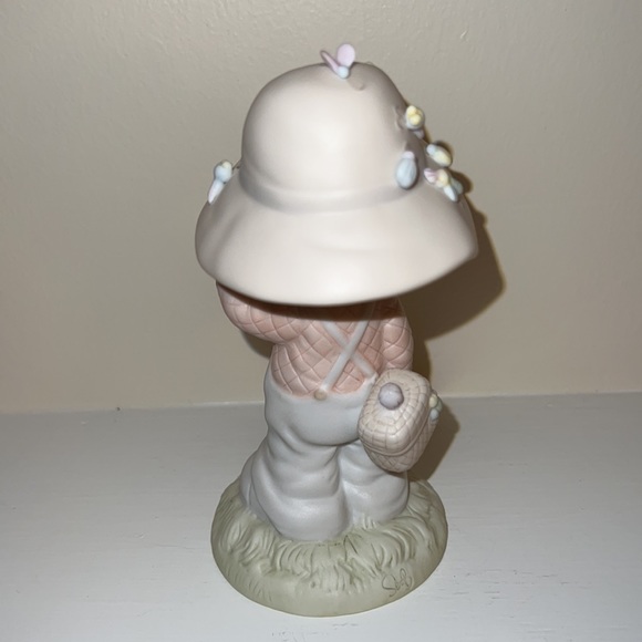 Precious Moments Porcelain Figurine “My Love Will Never Let You Go” Vintage - Picture 4 of 12